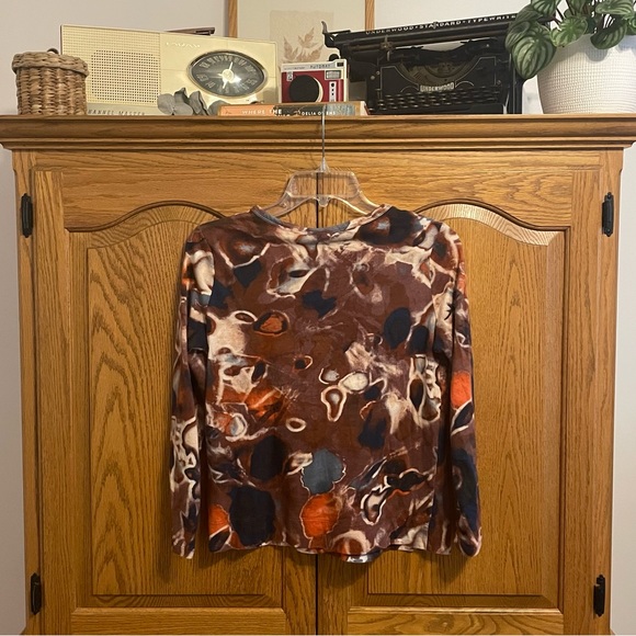 Simply Vera Long Sleeve Cotton Tee - Picture 2 of 5